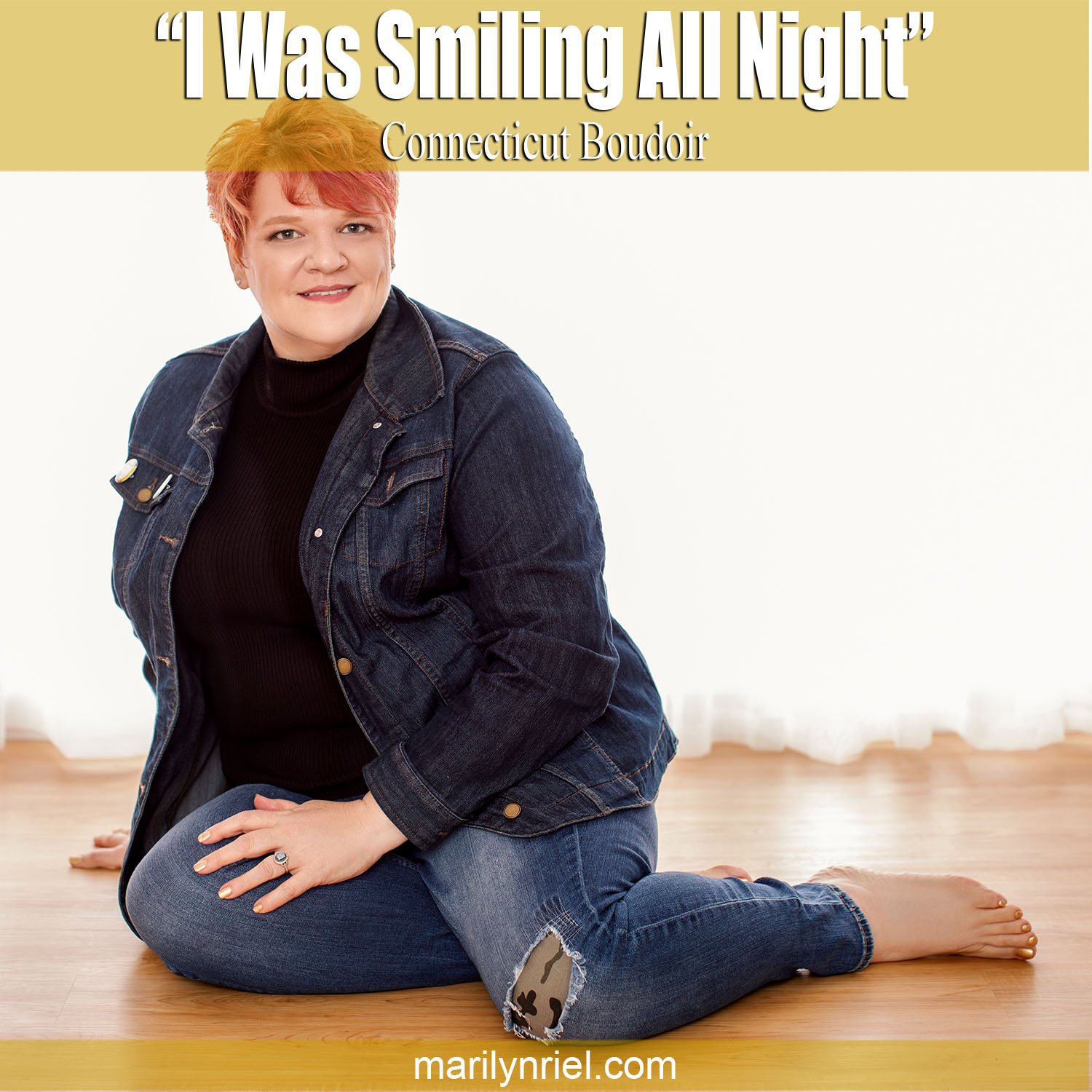 Jeans on floor boudoir I smiled all night featured image